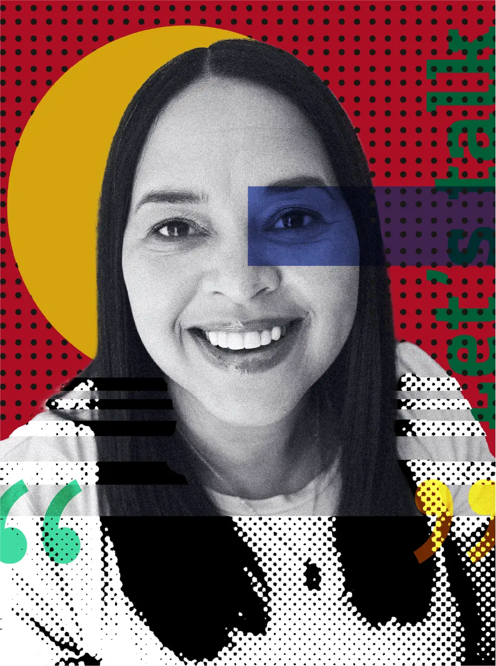 Cherná Lutta portrait, PR operations director at Dialogue