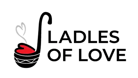 Ladles of Love brand logo representing non-profit food relief organisation