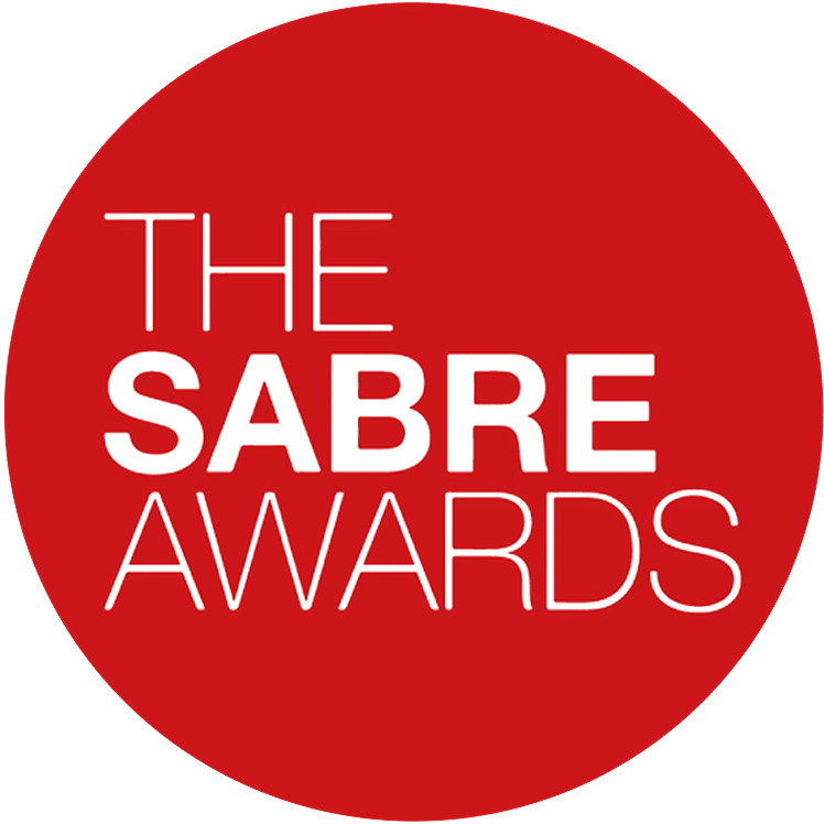 SABRE Awards logo representing global public relations industry awards